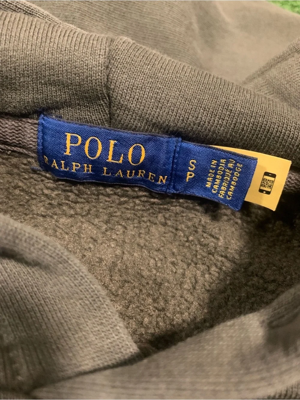 Ralph Lauren Kids Black Hoodie with Multicolor Polo Pony